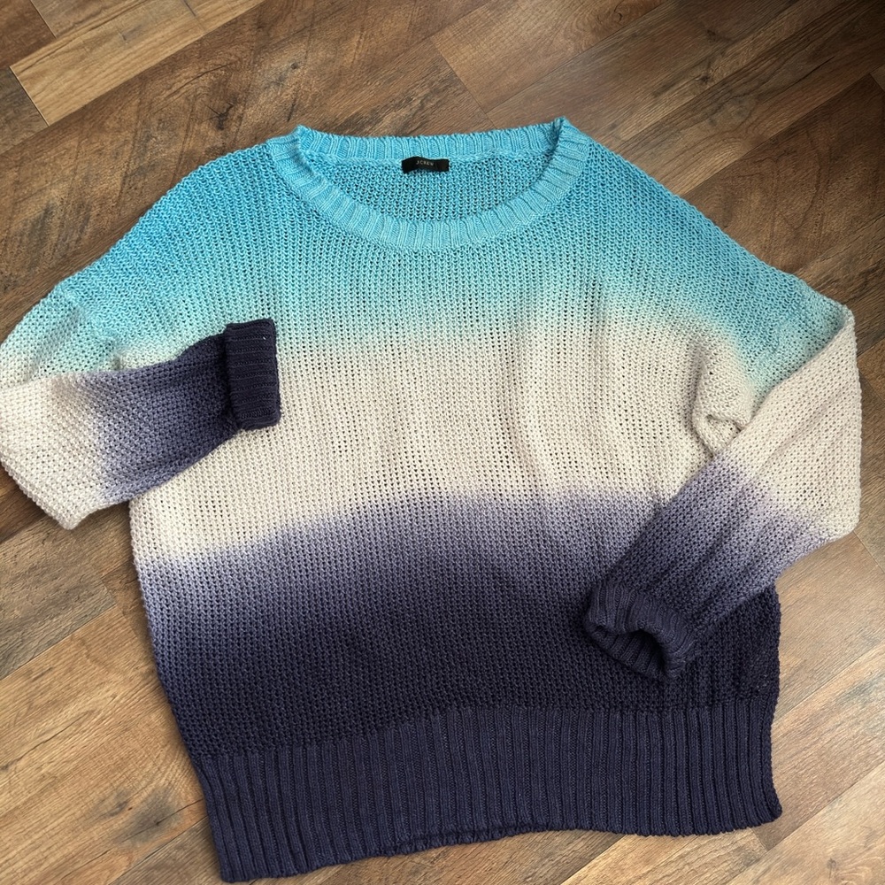 J Crew ombré sweater